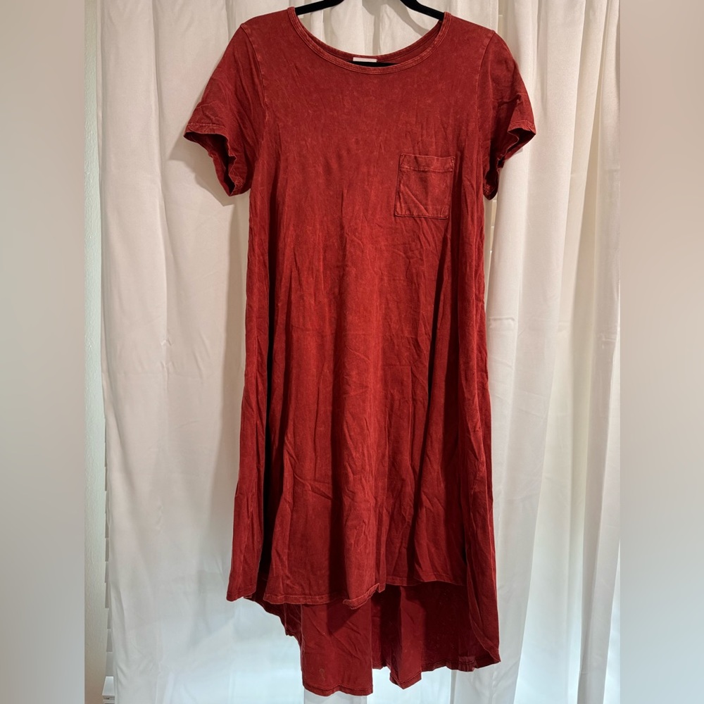 LulaRoe Rust Color Dress - Size S